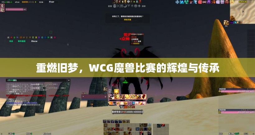 重燃旧梦，WCG魔兽比赛的辉煌与传承